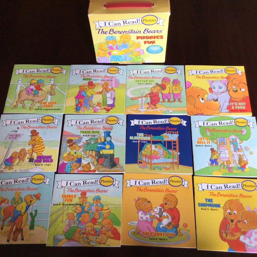 The Berenstain Bears 12 Book Phonics Fun Boxed Set My First I Can Read