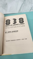 838 Ways to Amuse a Child by June Johnson Hardcover 1960 First Edition