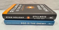 Lot 2 Ryan Holiday HC Books Stillness is Key Ego is Enemy AP1