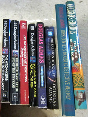 Douglas Adams book lot-8 books-Complete Hitchhikers Guide and Dirk Gently series