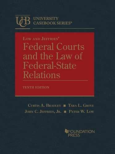 Low and Jeffries’ Federal – Hardcover, by Bradley Curtis; Grove – Very Good