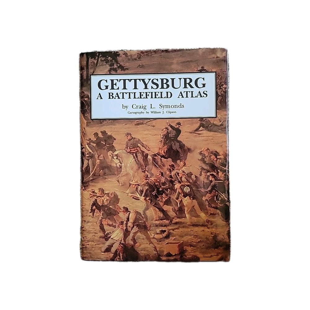 Gettysburg – A Battlefield Atlas by Craig L. Symonds (1992, Hardcover) EC