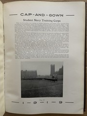 1919 UNIVERSITY OF CHICAGO COLLEGE YEARBOOK, THE CAP AND GOWN, CHICAGO, IL