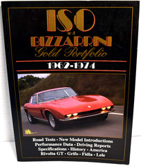 ISO AND BIZZARRINI 1962-1974 GOLD PORTFOLIO By R. M. Clarke *VERY GOOD*