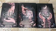To Bleed A Crystal Bloom OOP Hardcovers 1 2 3 Sarah A. Parker, Hardcover