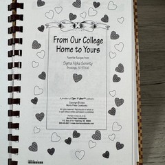 From Our College Home to Yours Sigma Alpha Sorority 2003 Cookbook Morris Press
