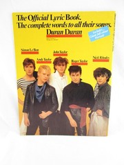 Duran Duran The Book Of Words & The Official Lyric Book Used