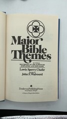 Major Bible Themes Lewis Sperry Chafer, revised by John F. Walvoord Hardcover…