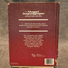 Unearthed Arcana #2017 AD&D Advanced Dungeons and Dragons Hardcover 1985