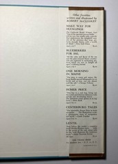 “Time of Wonder” by ROBERT MCCLOSKEY (1957 Hardcover) 4th Printing 1962 LIBRARY