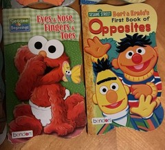 Bendon SESAME STREET Shaped Board Books Lot of 8 Beginnings & First Books 2000’s