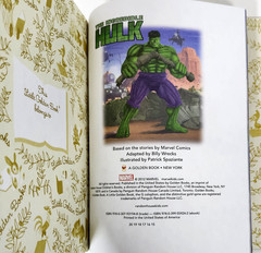 Marvel Little Golden Books 2 HC – Black Panther and The Incredible Hulk 2010s VG