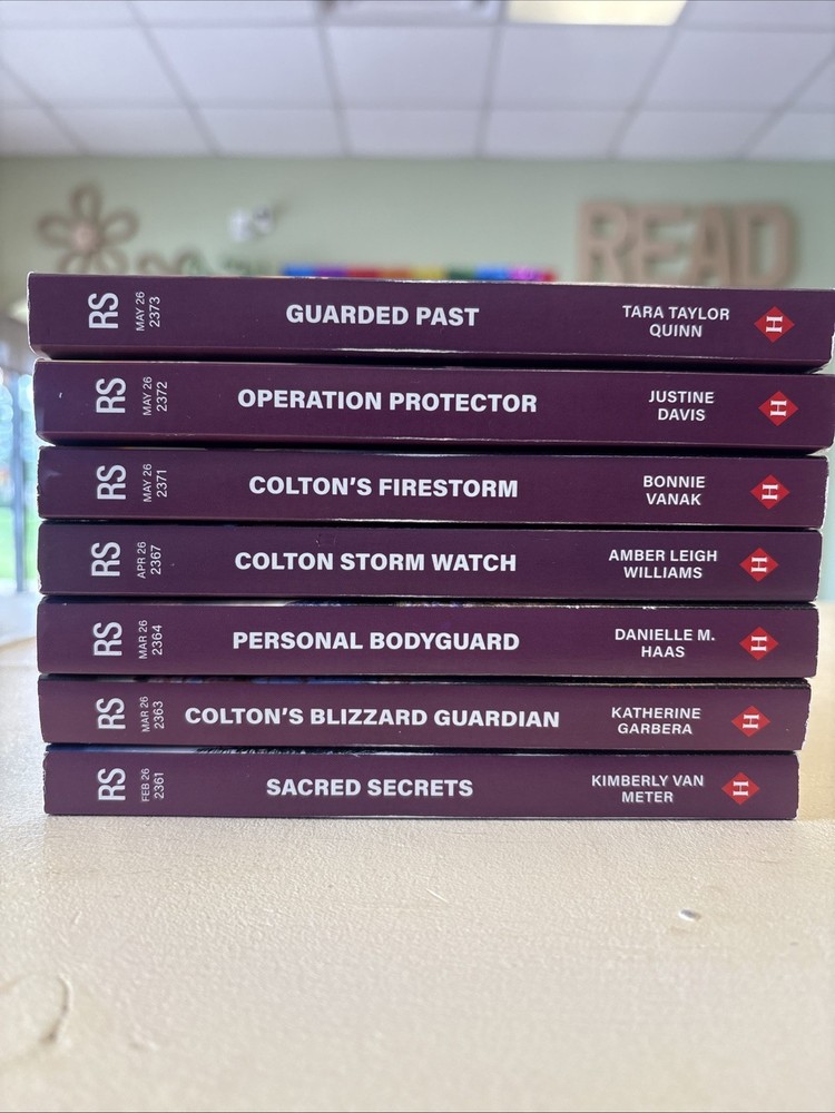 Lot Of 7 Harlequin Romantic Suspense February To May, 2026.