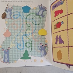 Bon Appetit! by RH Disney Staff (2007, Trade Paperback) Reusable Sticker Book