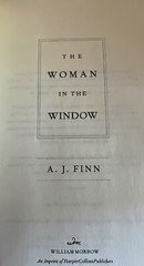 The Woman in the Window by A. J. Finn (Signed, 1st Edition, Hardcover)