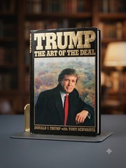 Trump: the Art of the Deal by Donald J. Trump HC/DJ 1987 Vintage Book.