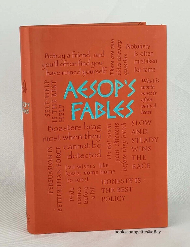 AESOP’S FABLES Illustrated by Arthur Rackham Flexi Bound Faux Leather Brand NEW