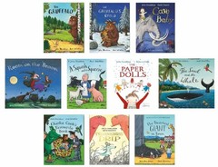 Julia Donaldson 10 Books Set Collection Pack Includes Room On The Broom, Paprbck