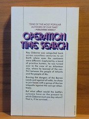 Operation Time Search by Andre Norton Ace Books 1973 Unread Copy Like New