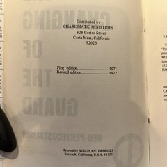 The Changing of the Guard – E. T. Quanabush – 1972 – 44 pages – AG Pentecostal