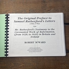 Letters Of Samuel Rutherford Robert M’Ward Revival Books Collection Spiral Book
