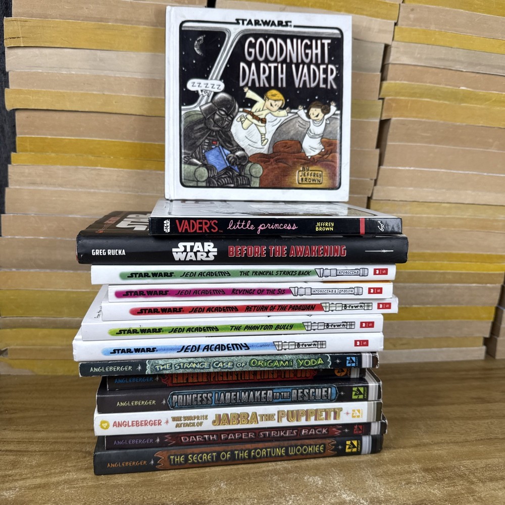Star Wars Jedi Academy + Origami Yoda Series Book Lot – 14 Books – Mixed PB/HC