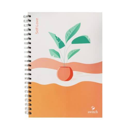 HARDCOVER- Self-Love Journal – 120 Pages – 91 Day Notebook and Self- – VERY GOOD
