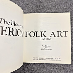 THE FLOWERING OF AMERICAN FOLK ART, 1776-1876 By Jean Lipman & Alice Winchester