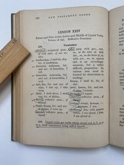 New Testament Greek for Beginners by J. Gresham Machen (1950, Hardcover)