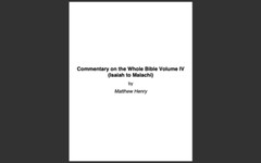 Matthew Henrys Complete Commentary Whole Bible- ALL 6 VOLUMES + Bonus Version-CD