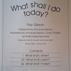 EDC Publishing What Shall I Do Today? by Ray Gibson (Hardcover, Ages 4-8)