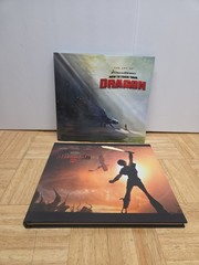 The Art of How to Train Your Dragon 1 & 2 Book Lot Hardcover DreamWorks Rare
