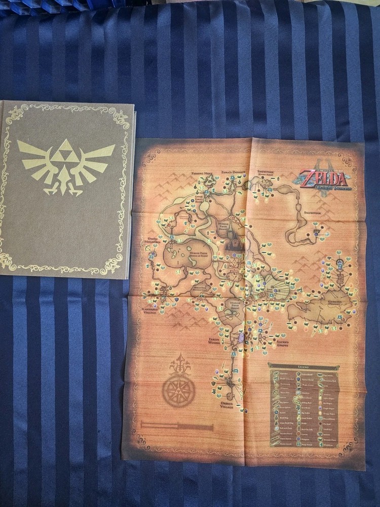 The Legend of Zelda: Twilight Princess Collector’s Edition Guide Book With Map