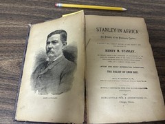 1889 Stanley in Africa: The Paladin of the Nineteenth Century FRAGILE CONDITION