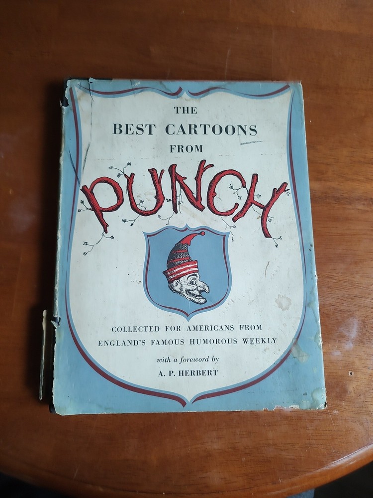 The Best Cartoons From Punch A. P. Herbert 1952 Simon & Schuster HC 1st #1.7