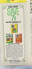 VINTAGE 1971 KELLOGG’S ALL-BRAN BRAN BUDS/ FLAKES COUPON $0.07 CENTS AND AD PAGE