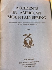 Vintage LOT of 7 Accidents in North American Mountaineering Alpine Club Books