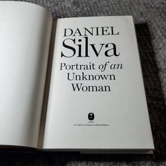 Portrait of an Unknown Woman Daniel Silva 2022 First Edition Thriller Hardcover