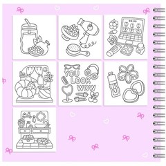 Self-Love: Girl Therapy Coloring Book, Spiral Bound, 40 pg. , 8.5″ x 8.5″