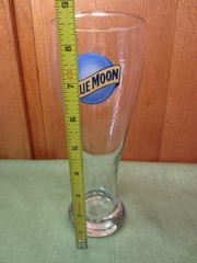 BLUE MOON PINT GLASS 16 OZ. 8 3/4″ TALL