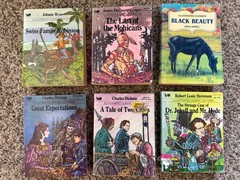 Lot of 24 Illustrated Classic Editions & Christian Library Mini Paperbacks Books