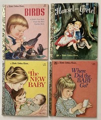 VTG Eloise Wilkin Little Golden Book Lot 4 1980s Where Did the Baby Go New Birds