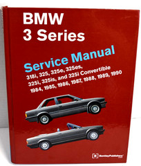 BMW 3 Series Service Manual 1984-1990 318i, 325 Series Bentley HB *VERY GOOD*