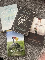 Lysa TerKeurst Christian Books Lot of 4 Embraced Uninvited Unglued The Best Yes