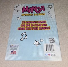 MANGA Advanced Coloring Book 24 Pages Of Awesome Images 2024