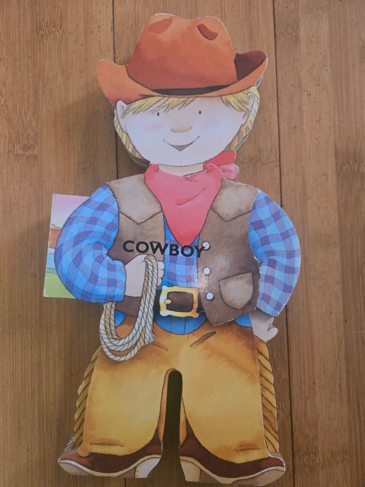 YOUNG KIDS BOOK-Cowboy by Giovanni Caviezel (2009, Children’s Board Books)