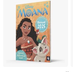 Disney Moana Annual 2025 Hardcover Illustrated Book Ages 4-8