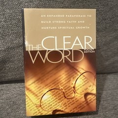 The Clear Word Pocket Edition Black Bonded Leather By Jack Blanco
