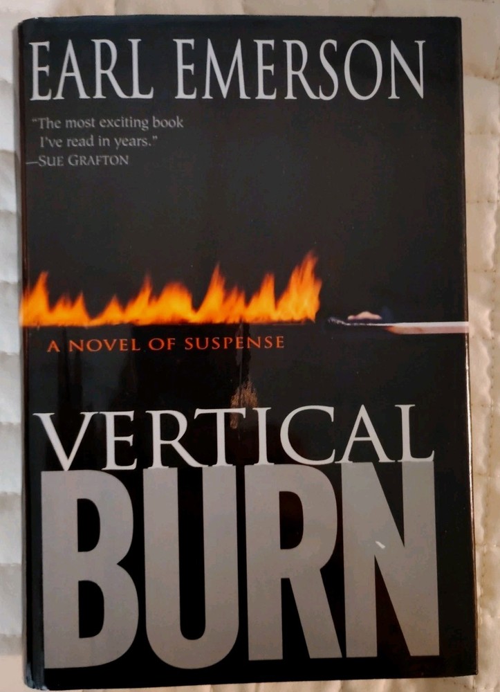 Vertical Burn – Hardcover By Emerson, Earl – GOOD SHAPE – Suspense
