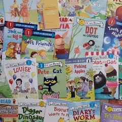Random Lot of 12 Level 1, My First Reader, Step into Reading & I Can Read books